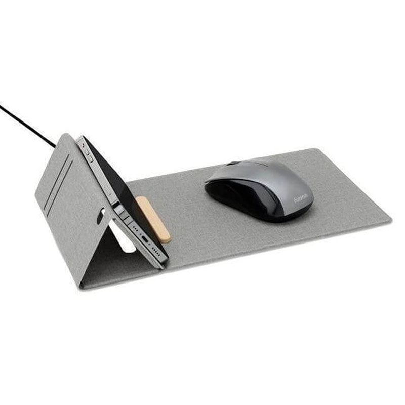 BLACE - CHANGE ZERO Recycled PU 15W Wireless Mousepad & Desk Organizer