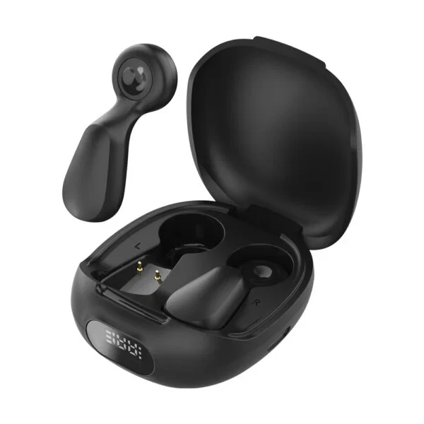 BUDSY – Compact TWS Bluetooth 5.4 Earbuds with 13mm Stereo Speakers, Touch Controls & Digital Battery Display