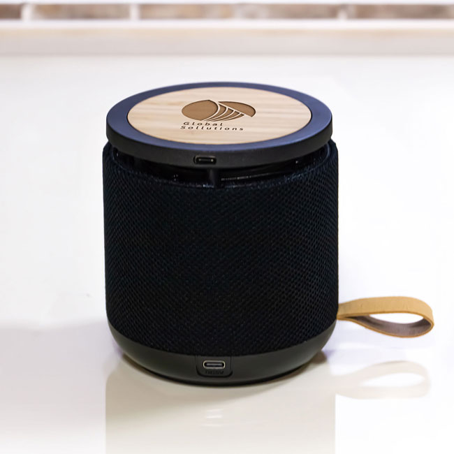 Bamboo Bluetooth Speaker & Wireless Charger