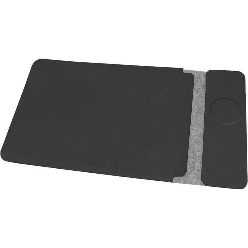 CAMDEN - Giftology 14" Felt Laptop Sleeve With 15W Magnetic Charger