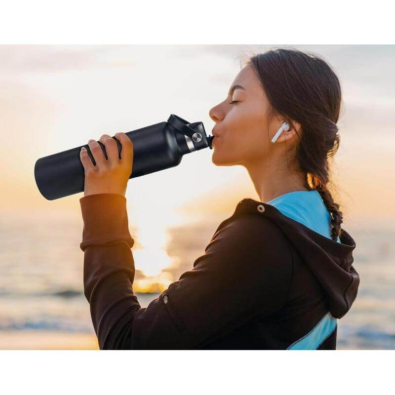 CERVO - Hans Larsen Vacuum Stainless Steel Bottle with Sports Lid - 1L