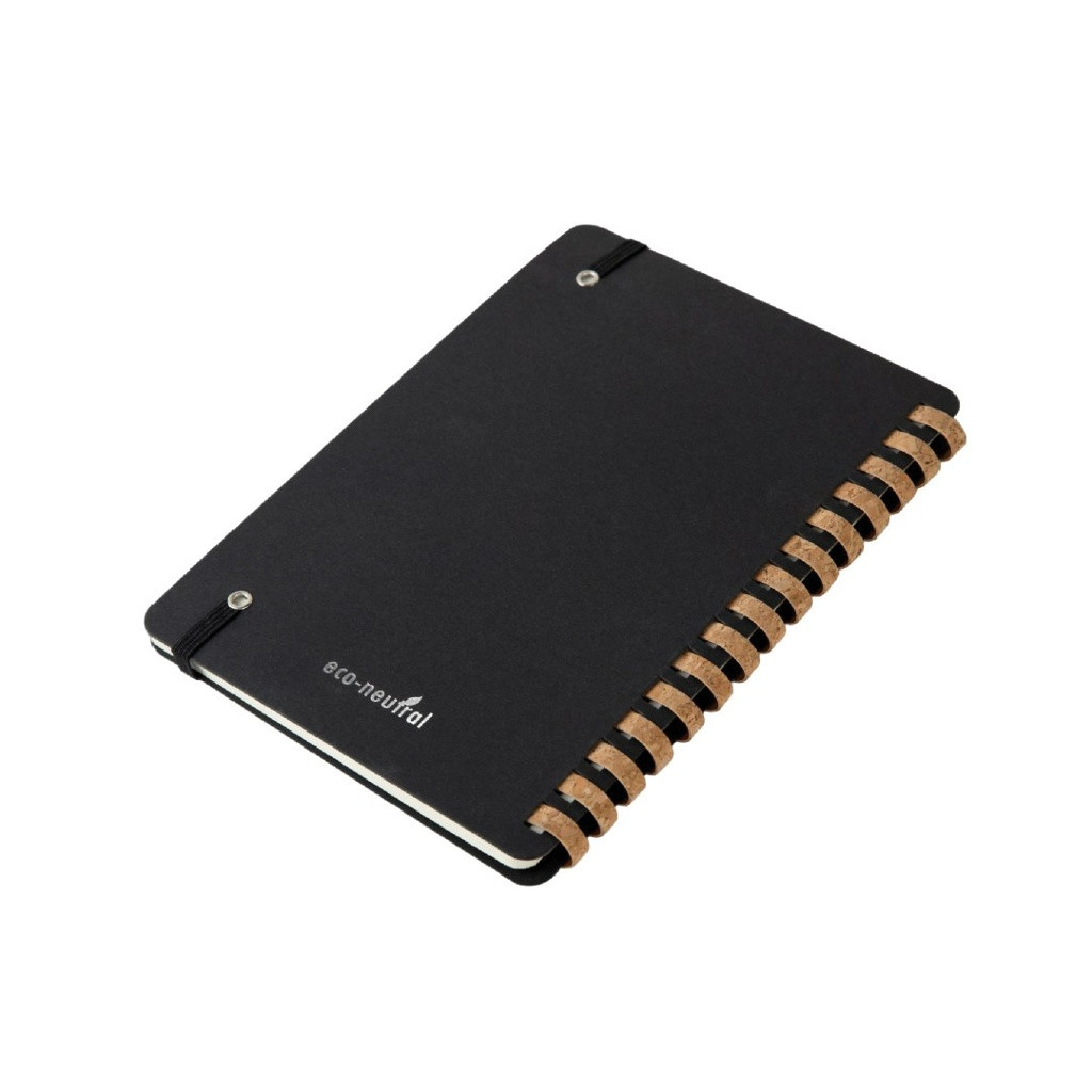 CORDOBA - eco-neutral Cork Spiral Notebook