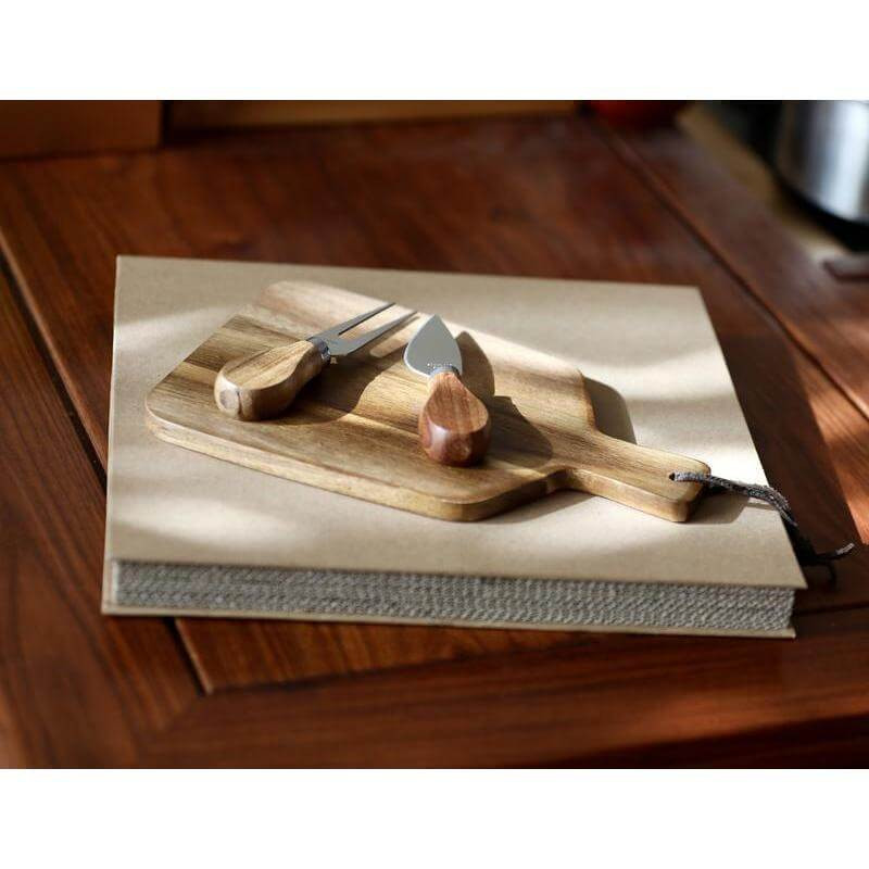 CUCINA - eco-neutral® Wooden Serving Board with 2 Knives