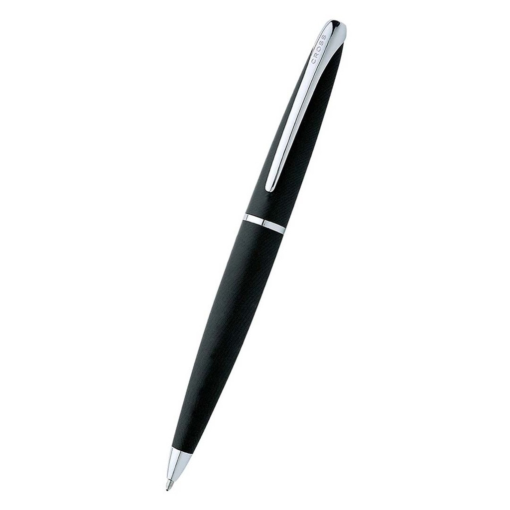 Cross ATX® Basalt Black Ballpoint Pen with Classic Black Journal Gift Set