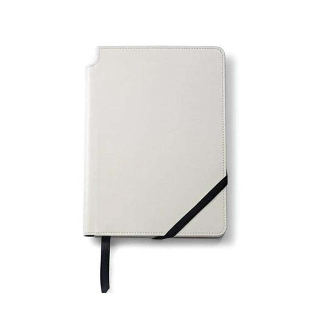 Cross Coventry Chrome/Gold Ballpoint Pen with Classic White Journal Gift Set