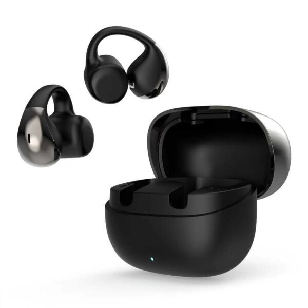 FITBUDS | Clip-On Wireless Earbuds with Type-C Charging Case | Bluetooth 6.0