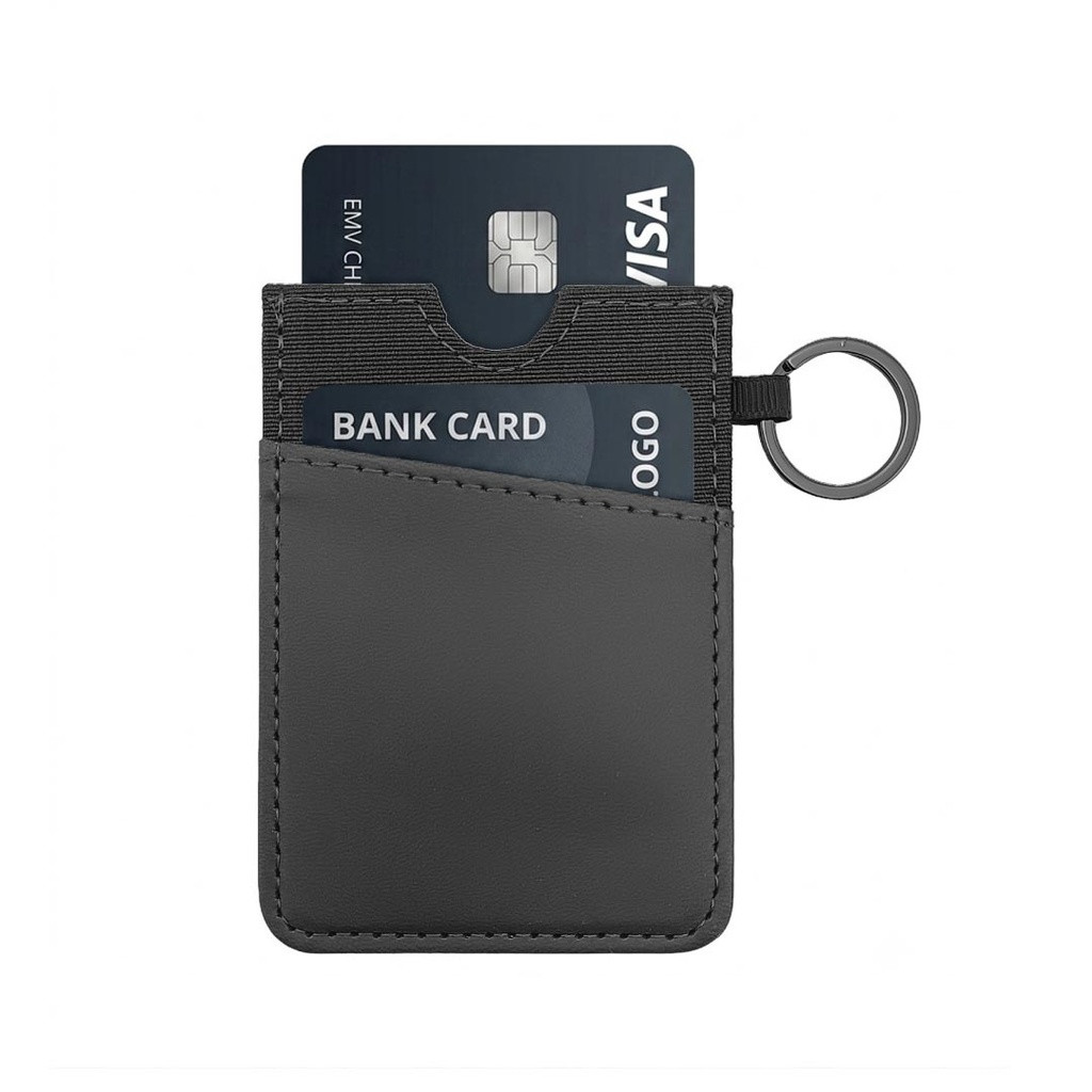 LUGANO - Vertical RFID Cardholder Wallet with Keyring