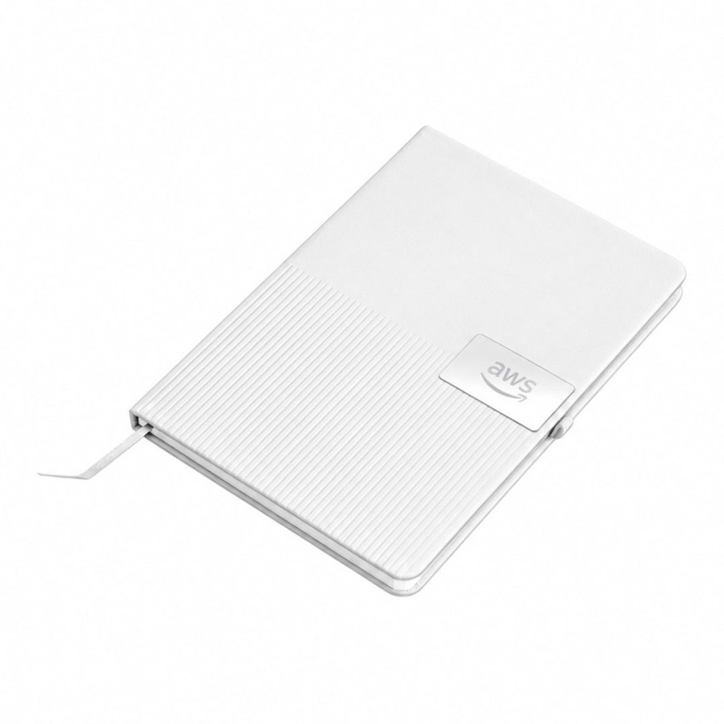 RIPPLE - Giftology A5 Hard Cover Notebook with Metal Plate