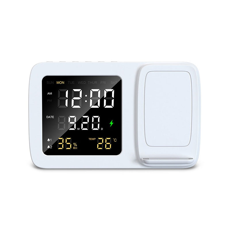 RISE - Giftology Digital Alarm Clock Wireless Charger