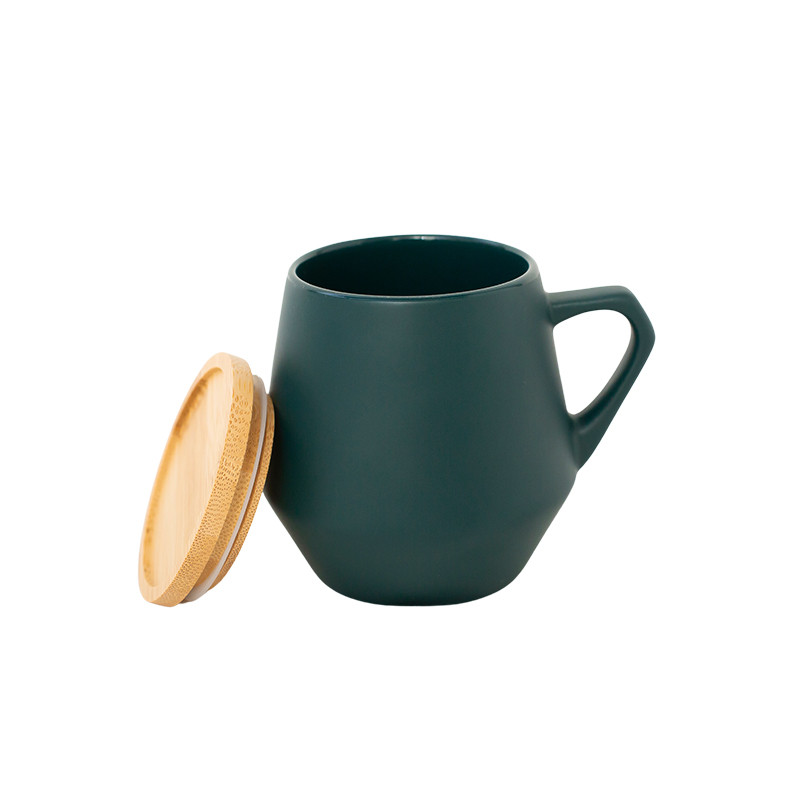 SEVILLA - eco-neutral Ceramic Mug with Bamboo Lid