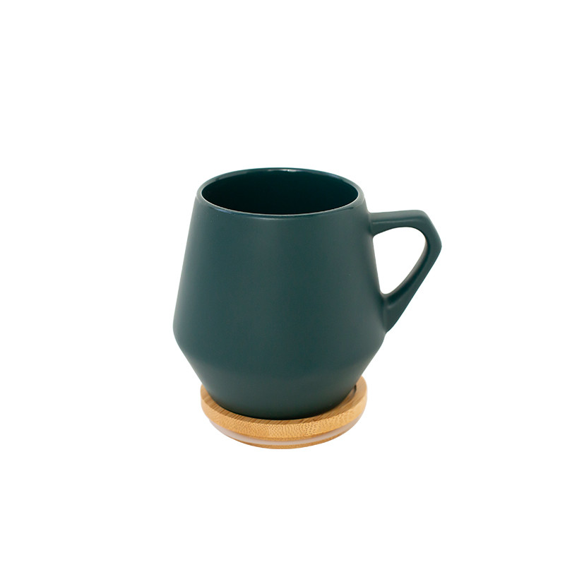 SEVILLA - eco-neutral Ceramic Mug with Bamboo Lid