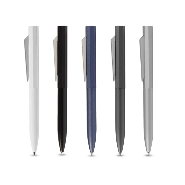 TWIST LUX – Premium Twist Pen with Matte Lacquered Aluminum Body and Satin Silver Accents