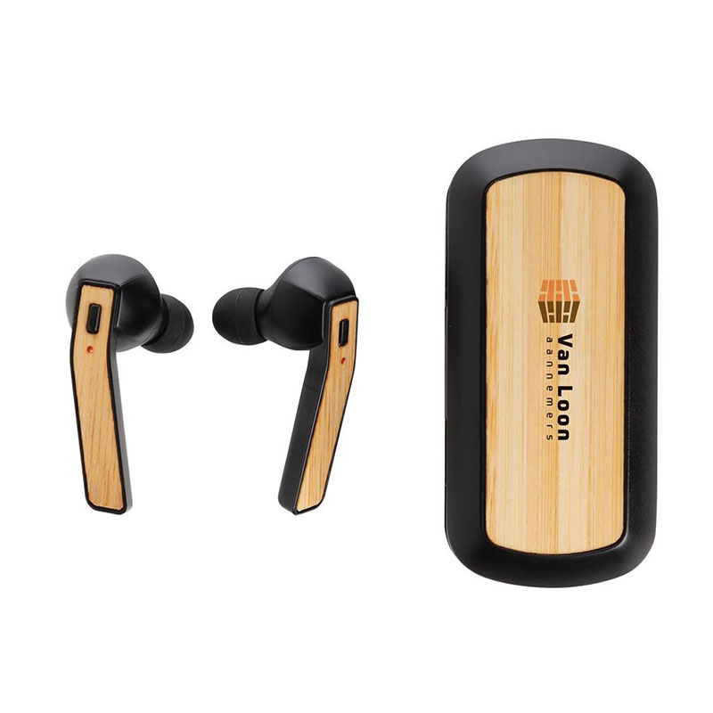 Bamboo Free Flow TWS Earbuds in Charging Case