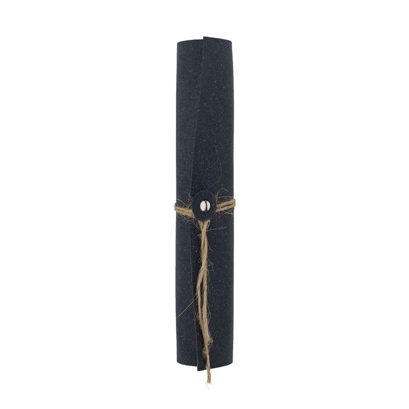 eco-neutral Metal Pen with Recycled Leather Barrel
