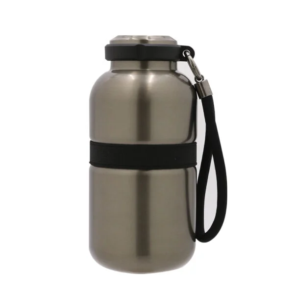 PRIME FLASK – Premium 420ml Double-Wall Stainless Steel Flask with Vacuum Insulation & Leak-Proof Silicone Seal