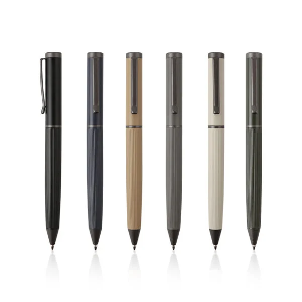 AGENDA PEN PLUS – Premium Stainless Steel & Copper Metal Pen with Smooth Blue Premec Ink