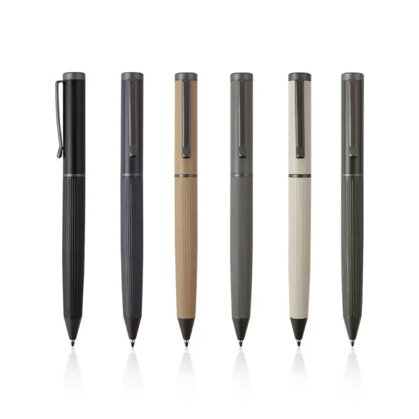 AGENDA PEN PLUS – Premium Stainless Steel & Copper Metal Pen with Smooth Blue Premec Ink