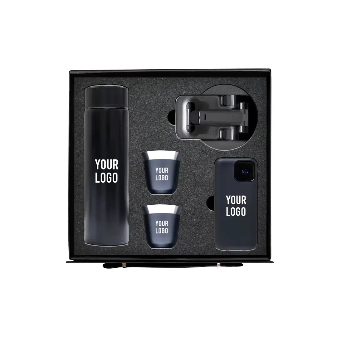 AeroSteel Tech 4-Piece Corporate Gift Set