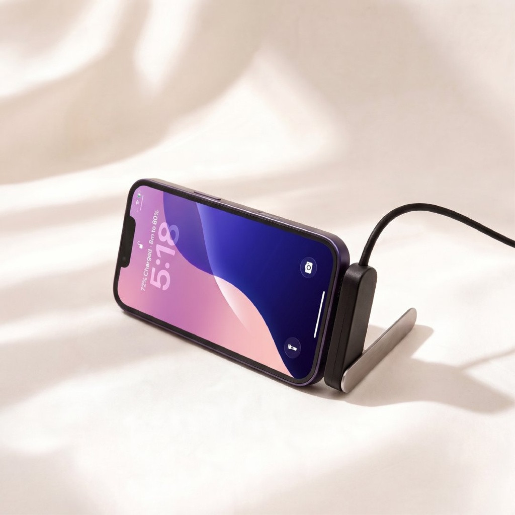 BRIXEN - @memorii 65W Fast Charging Cable with Adjustable Phone Stand