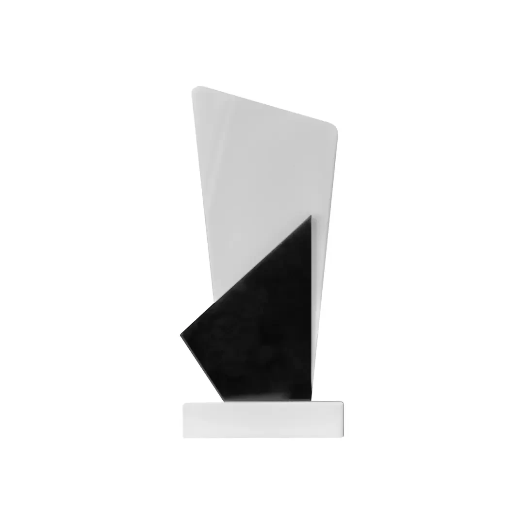 Black and White Stone Trophy