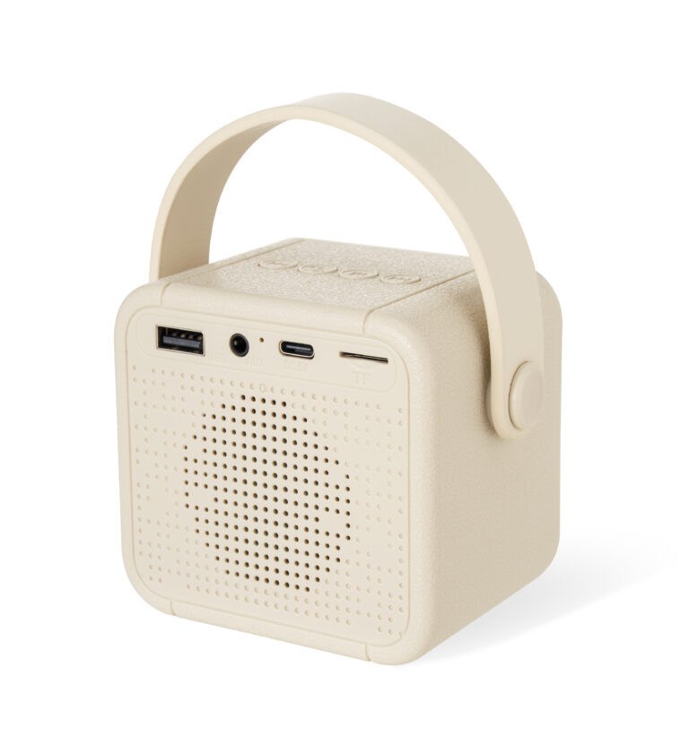 CHARM Beige | Portable Bluetooth 5.4 Speaker with Carry Handle