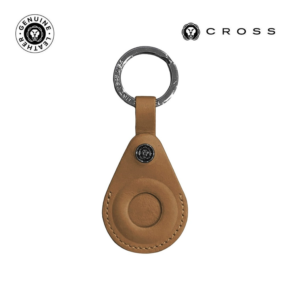 CROSS Leather Airtag Key Ring