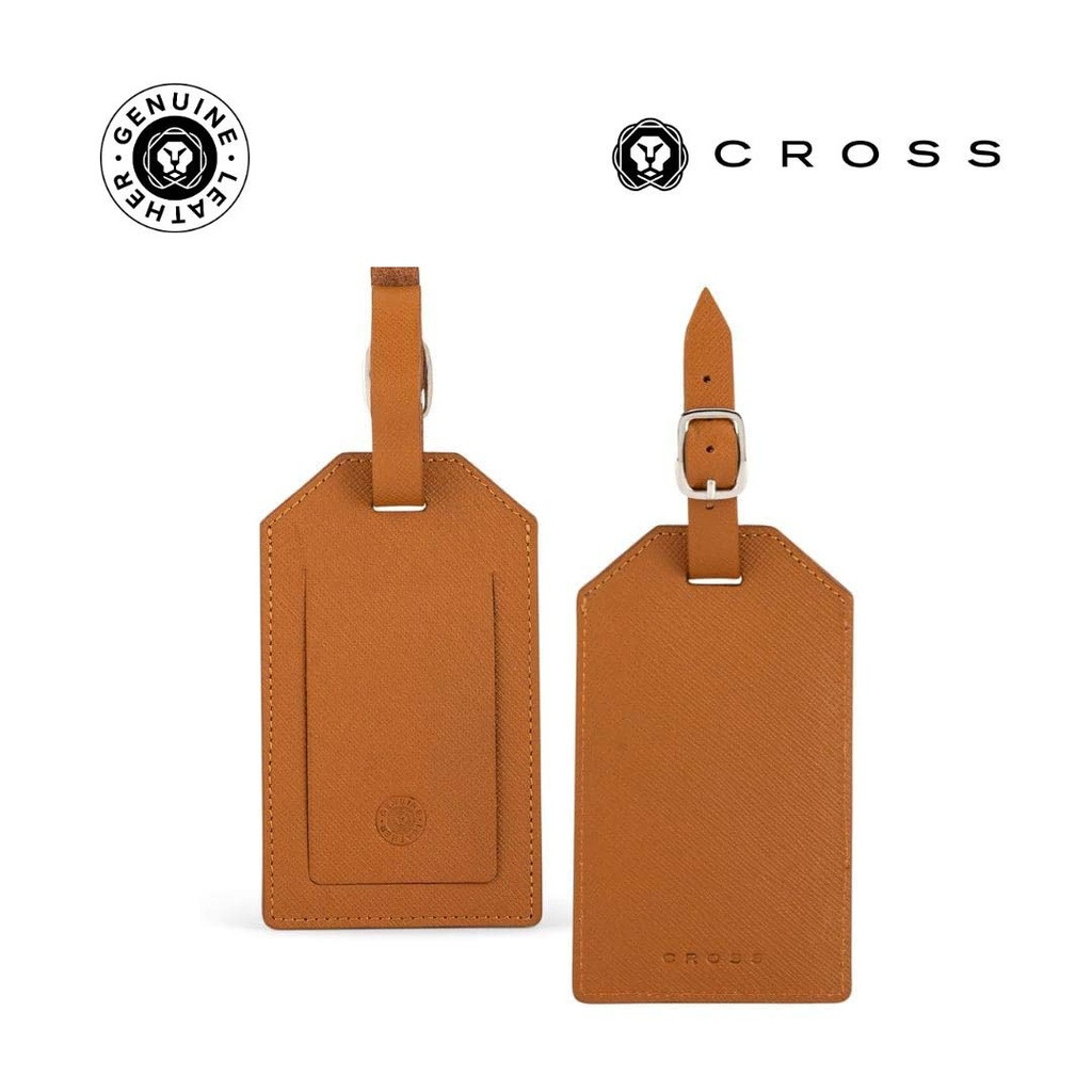 CROSS Saffiano Leather Luggage Label