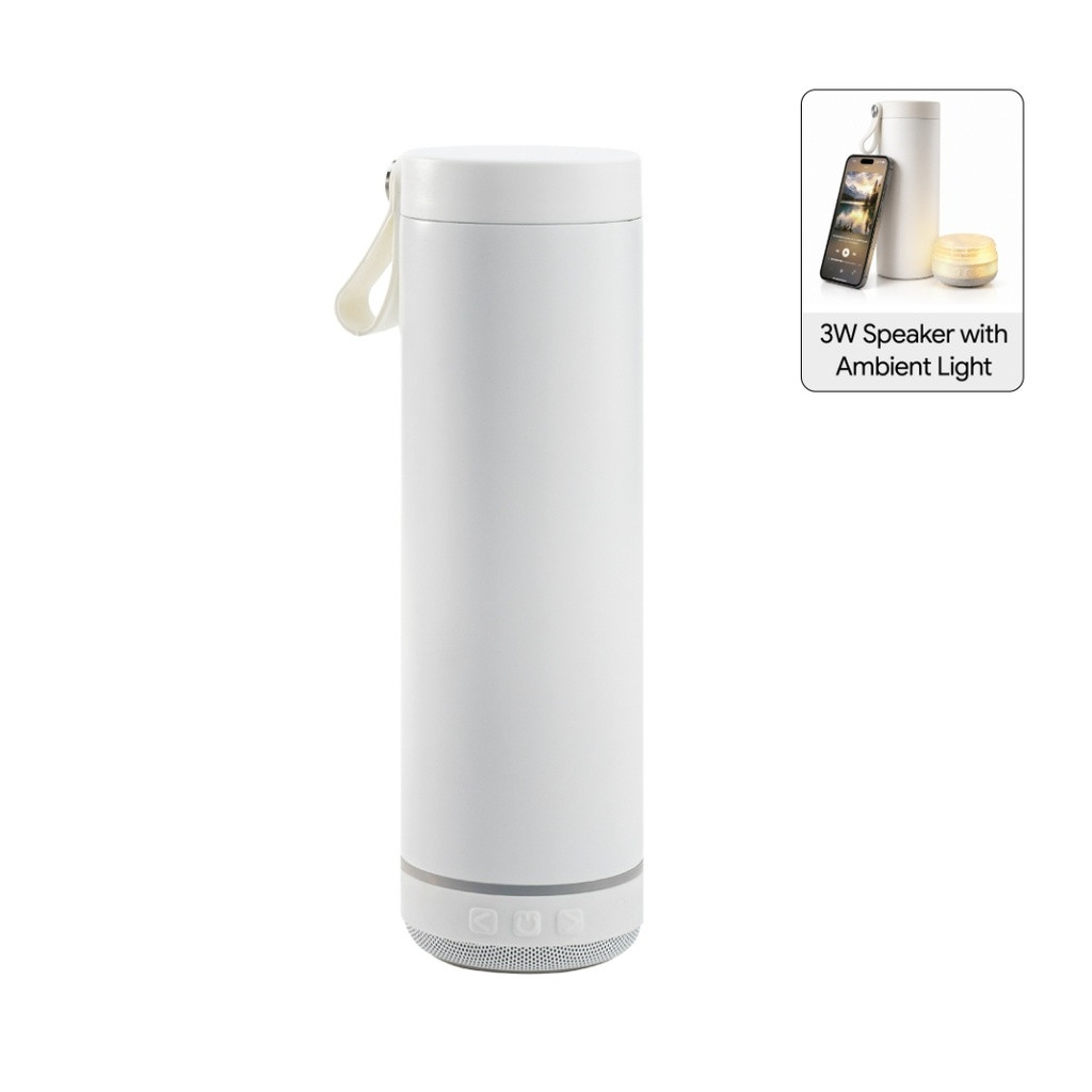 DEXOS - Giftology Double Wall Vacuum Bottle with 3W Speaker - 500 ml