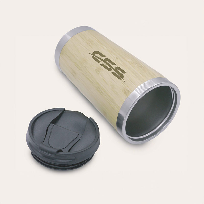 Insulated Bamboo Coffee Mug