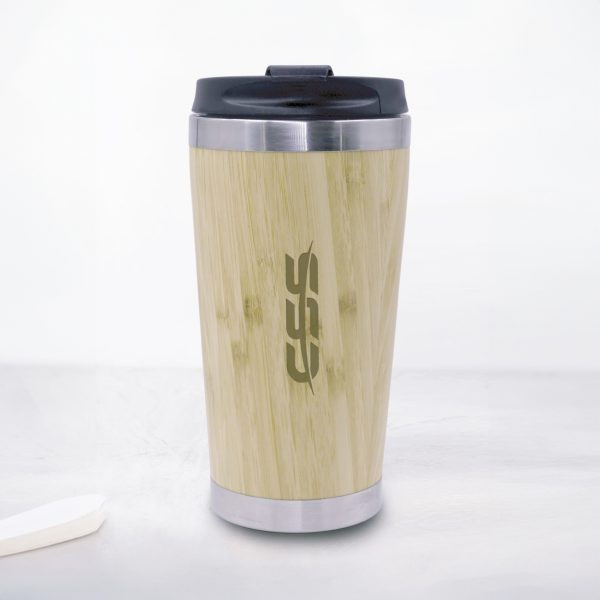 Insulated Bamboo Coffee Mug