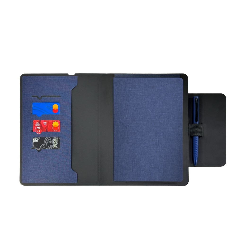 MagFolio - Santhome A5 PU Portfolio with 15W MagSafe Wireless Charger