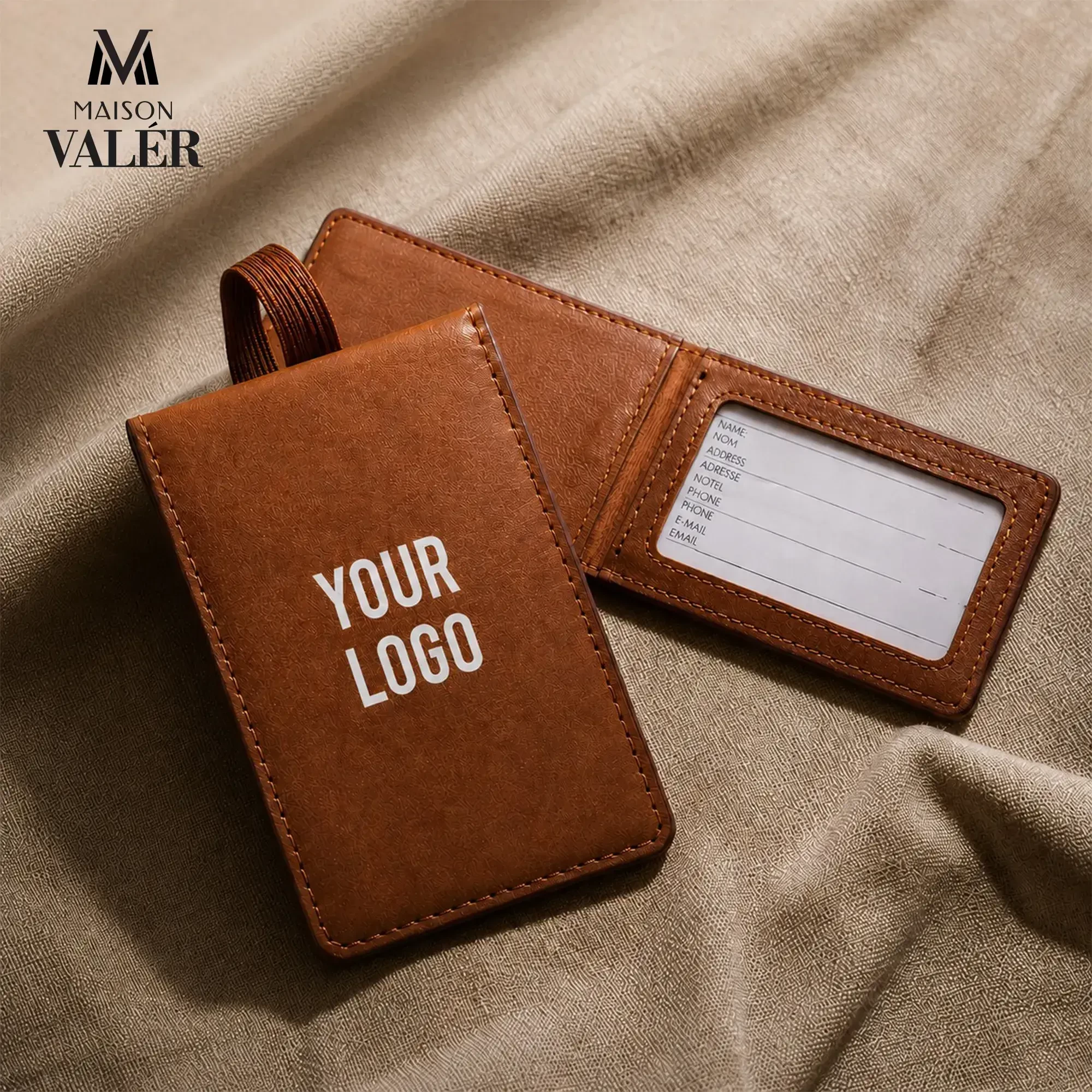 Premium Leather Luggage Tag