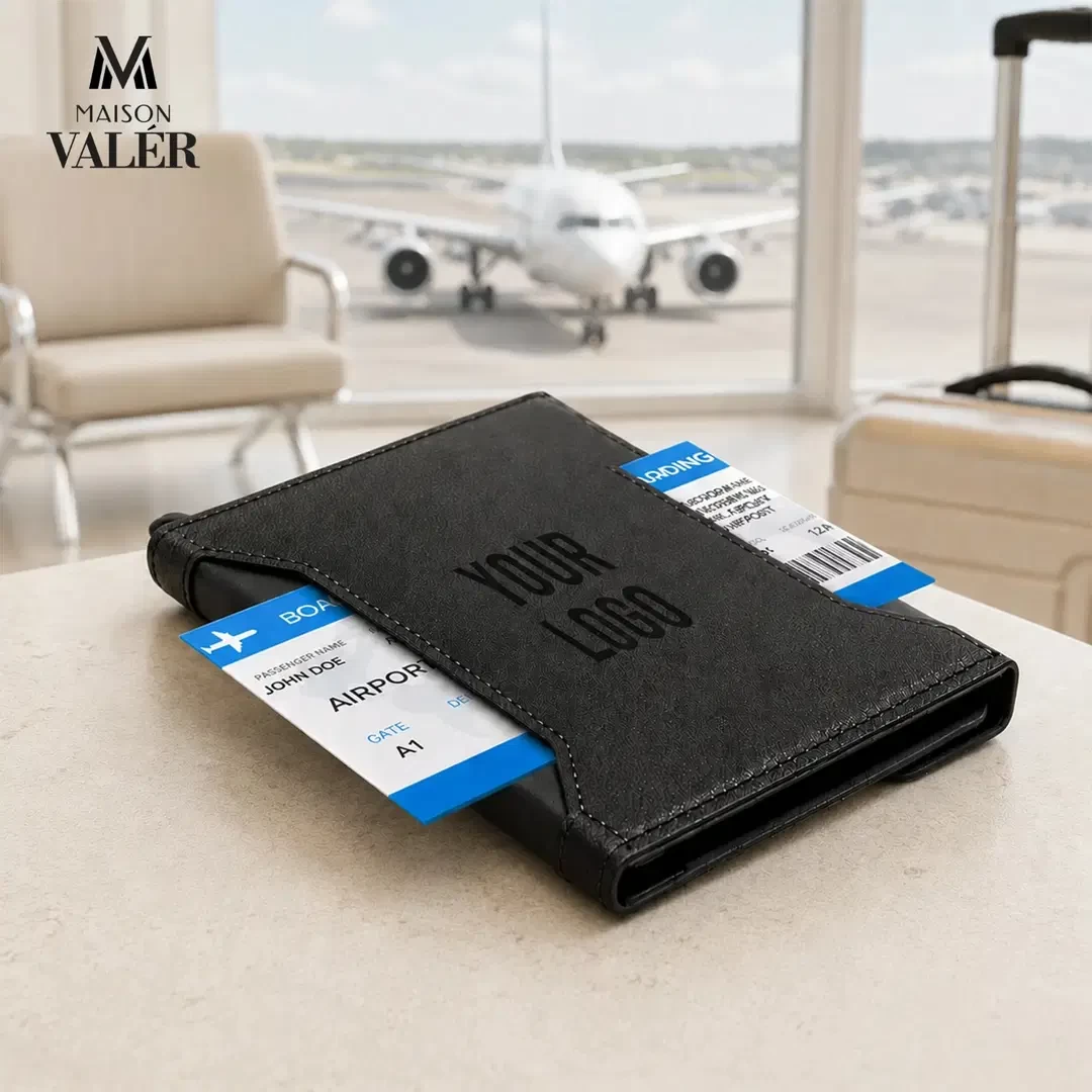 Premium Leather Travel Wallet & Passport Holder