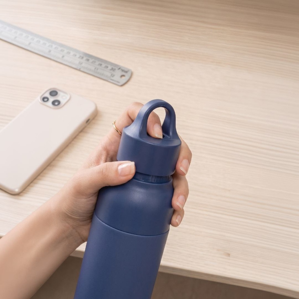 RHODES - Hans Larsen Double Wall Bottle with Push Lid 550 ml