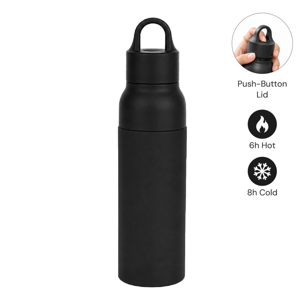 RHODES - Hans Larsen Double Wall Bottle with Push Lid 550 ml