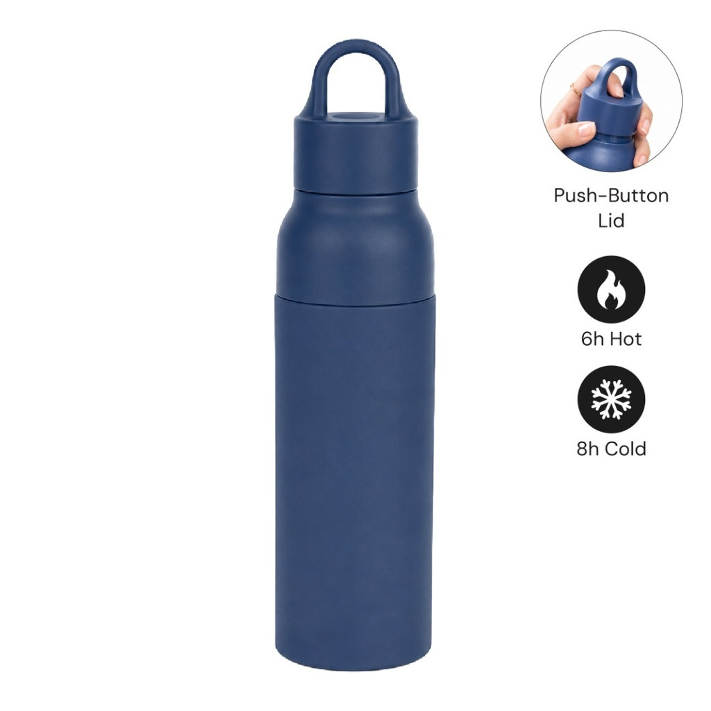 RHODES - Hans Larsen Double Wall Bottle with Push Lid 550 ml