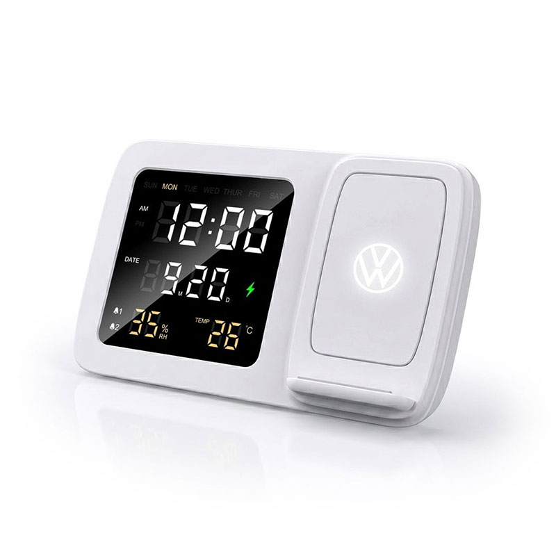 RISE - Giftology Digital Alarm Clock Wireless Charger