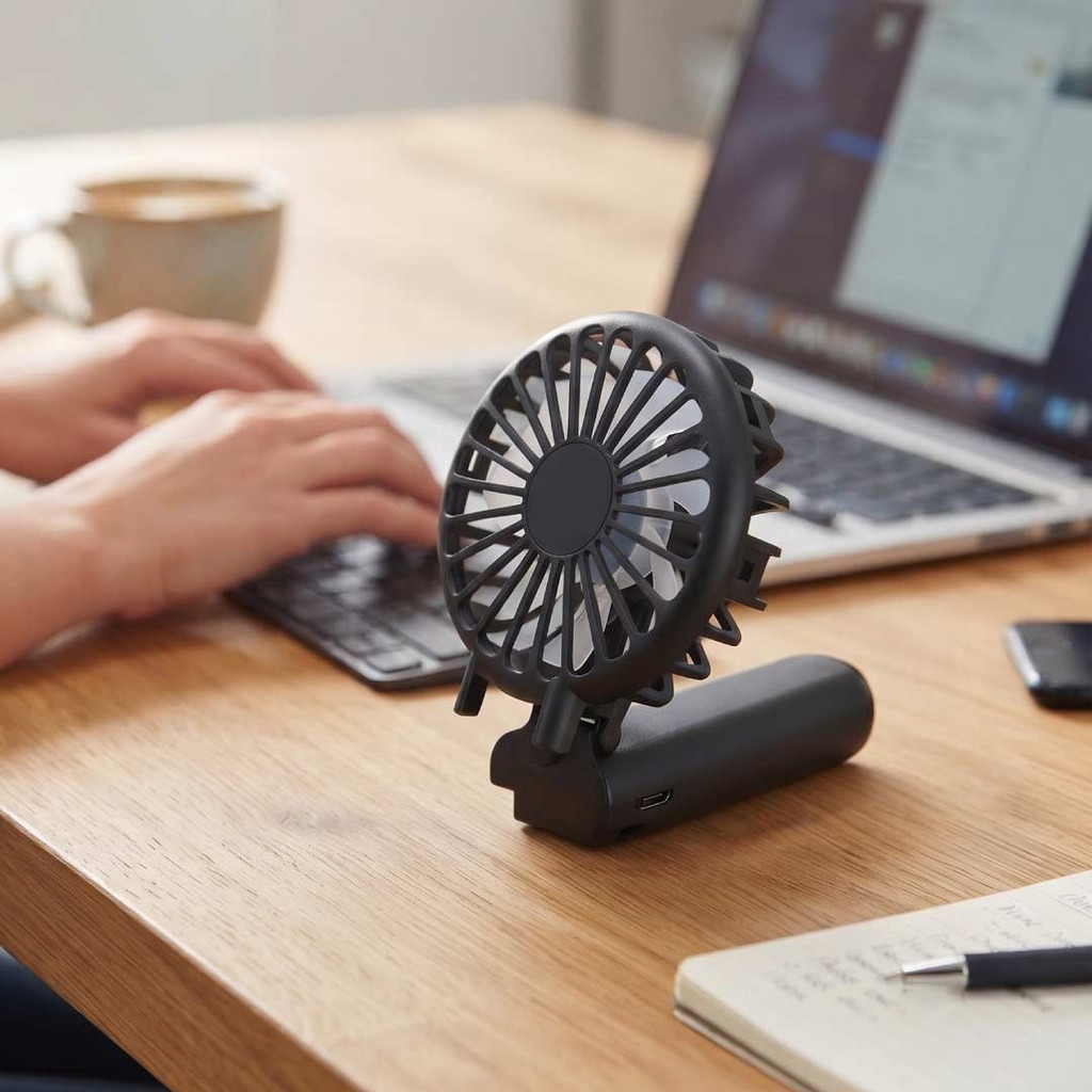 ROTO - Rechargeable Handheld Fan with Foldable Desk Stand