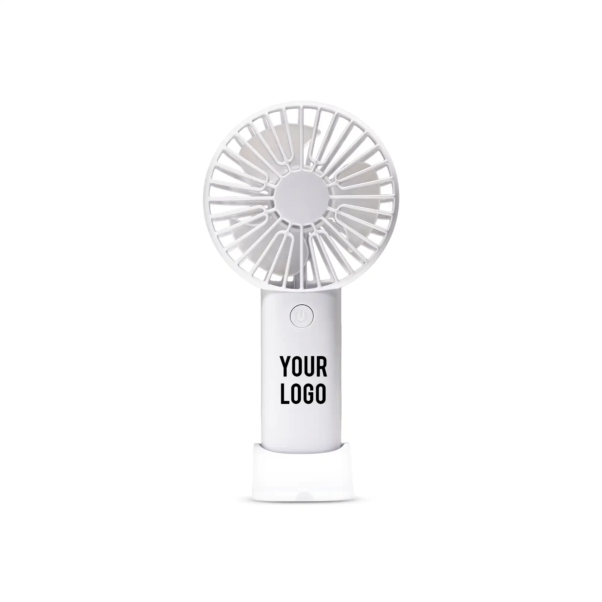 Smart Portable Rechargeable Desk Fan with Mobile Holder