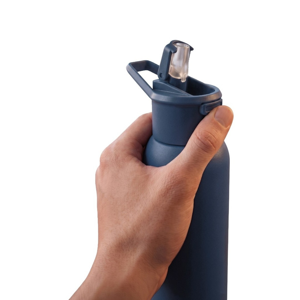TOLEDO - Hans Larsen Double Wall Bottle with Straw 600 ml