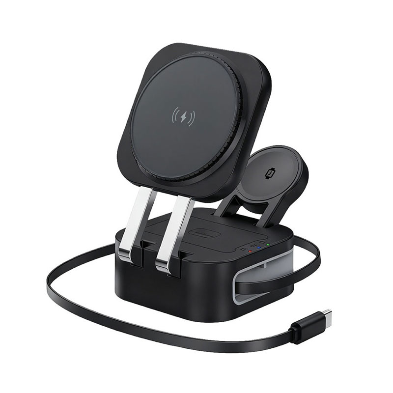TRIODE @memorii 4 in 1 Foldable Wireless Fast Charging Station