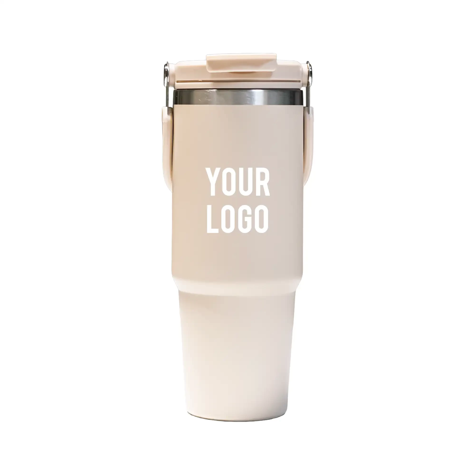 Tumbler with Handle and Sipper