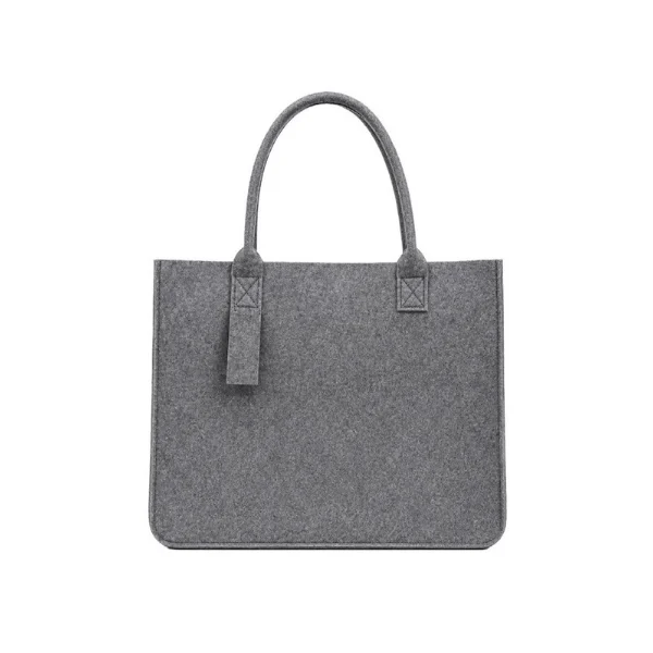 FELTY BAG Grey | Premium 3mm Felt Tote with Structured Design