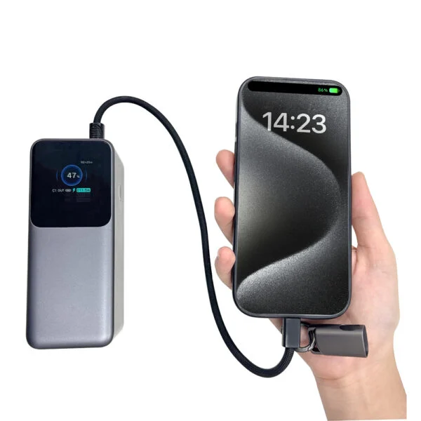 STRAPPY – Durable USB-C to USB-C Fast Charging Cable with 60W Power & Keychain Design for Easy Portability