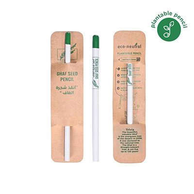 eco-neutral® Plantable Ghaf Seed Pencil & Pen