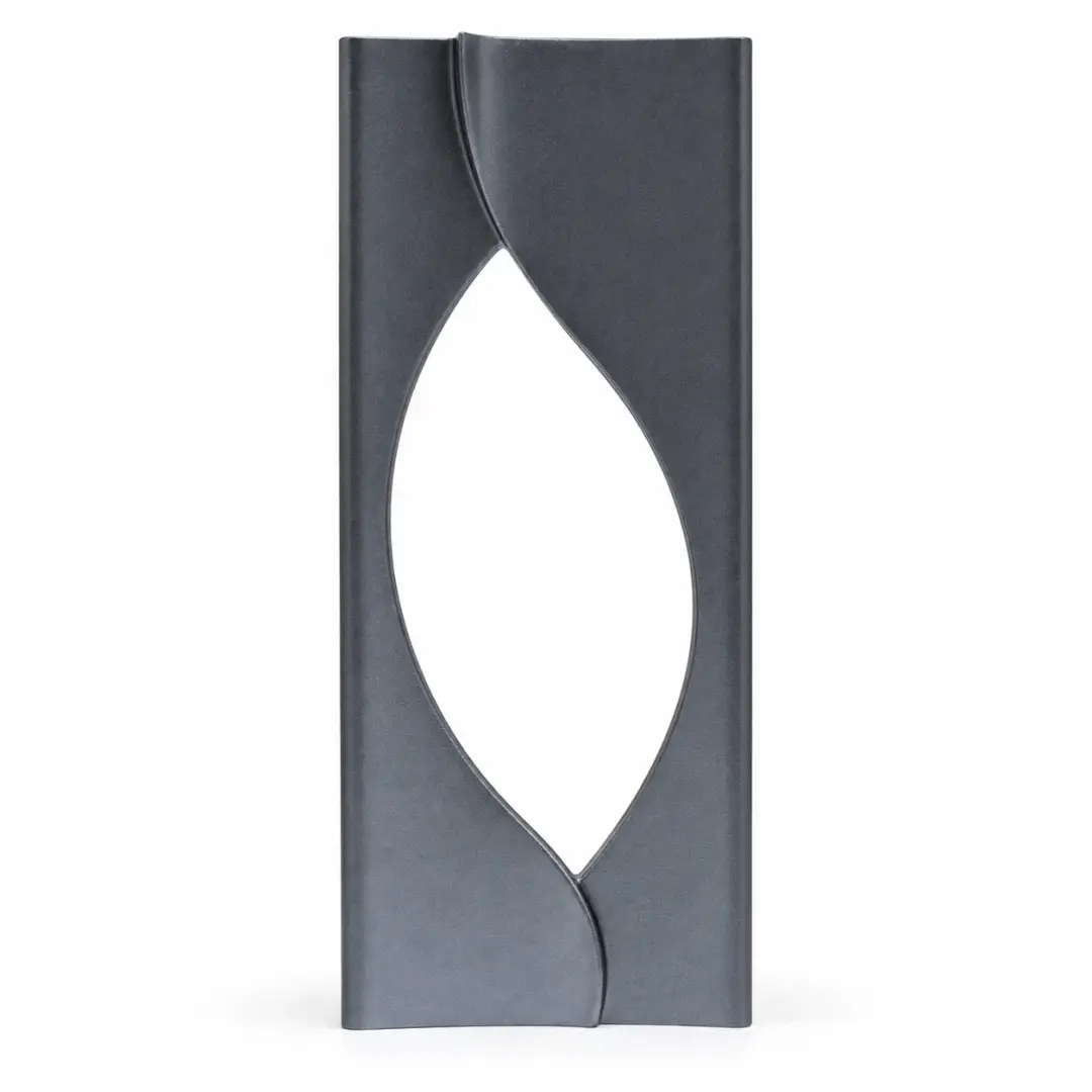 Silver Oval Accent Crystal Award Silver