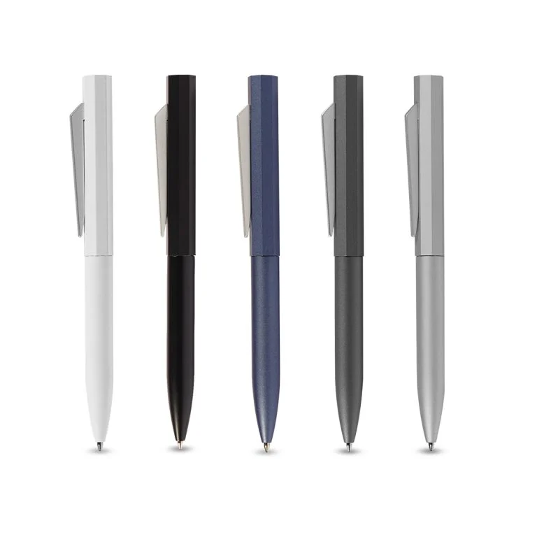 TWIST LUX – Premium Twist Pen with Matte Lacquered Aluminum Body and Satin Silver Accents