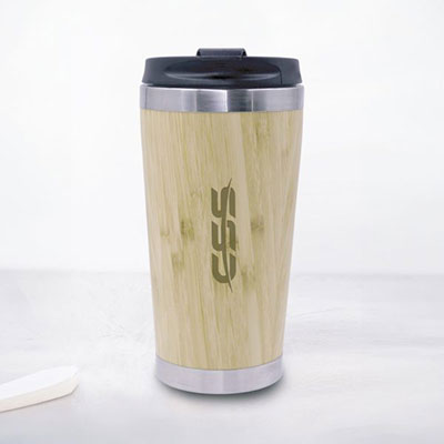 Insulated Bamboo Coffee Mug