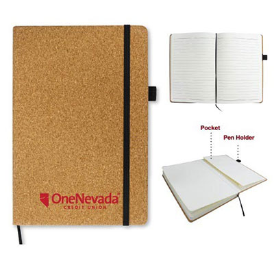 A5 Size Cork Cover Notebooks