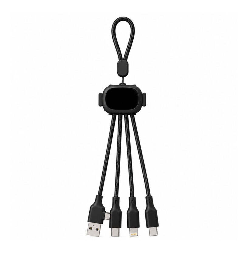 PIXI Cable with NFC | 5-in-1 Fast Charging Cable with Smart NFC Sharing